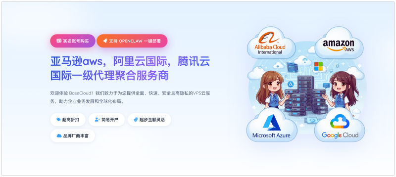 BaseCloud 中国大陆服务器业务已上线｜账号自助申请-NameSeek论坛